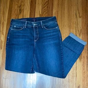 NYDJ Alina cuffed ankle jean size 8